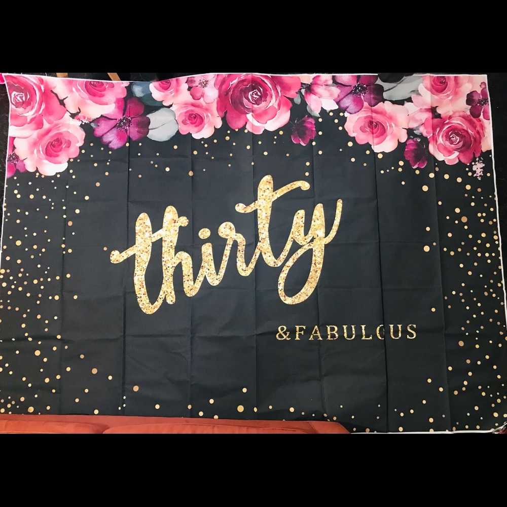 Thirty’s banner 7x5